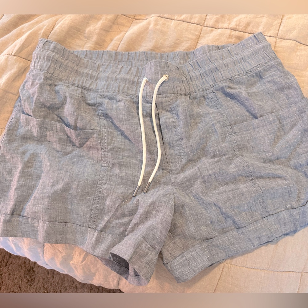 Athleta Cabo Linen Shorts